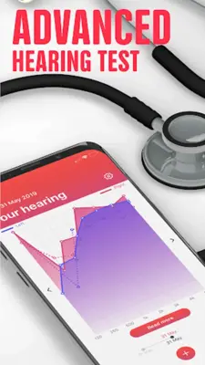 Hearing test, Audiogram android App screenshot 3